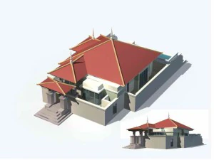 şehir - villa 1134 3D Model