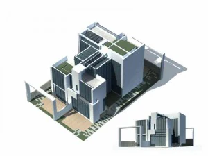 cidade - vila 1142 Modelo 3D