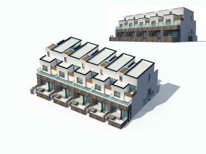 city - villa 1143 Modello 3D