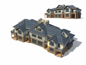 city - villa 1157 3D Model