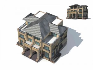 city - villa 1172 3D Model