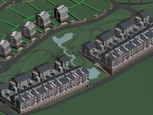 city - villa 1176 3D Model
