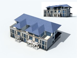 city - villa 1177 3D-Modell