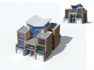 citt&agrave; - villa 1178 Modello 3D
