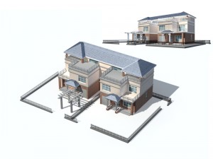 city - villa 1181 3D Model