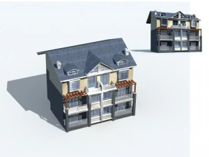 ville - villa 1182 Modèle 3D