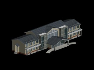 city - villa 1183 Modèle 3D