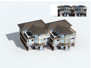 city - villa 1188 3D Model