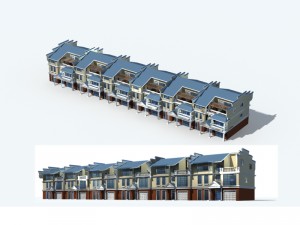 city - villa 1189 3D 模型