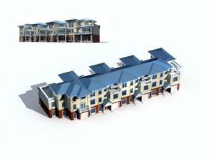city - villa 1190 3D 模型