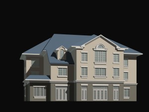 city - villa 1191 3D Модель