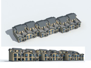 city - villa 1194 Modèle 3D