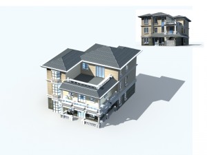 city - villa 1195 3D Model
