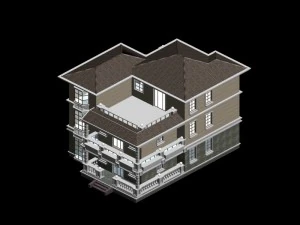 city - villa 1195 3D Model