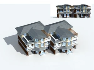 şehir - villa 1196 3D Model