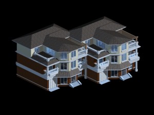 city - villa 1196 3D Model