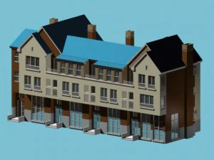 city - villa 1197 3D Model