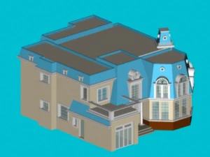 city - villa 1198 3D Model