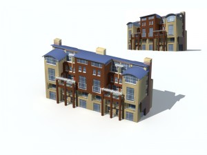 city - villa 11103 Modelo 3D