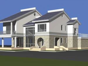 city - villa 11104 3D Model