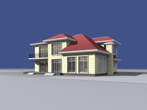 city - villa 11105 3D Model