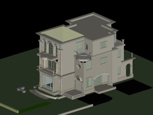 city - villa 11106 3D Модель