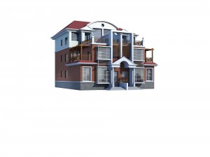city - villa 11107 3D Model