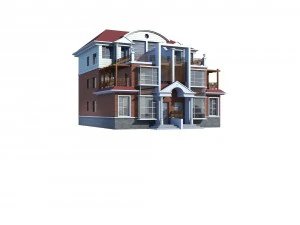 şehir - villa 11107 3D Model