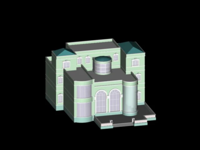 city - villa 11112 3D Model .c4d .max .obj .3ds .fbx .stl .blend 