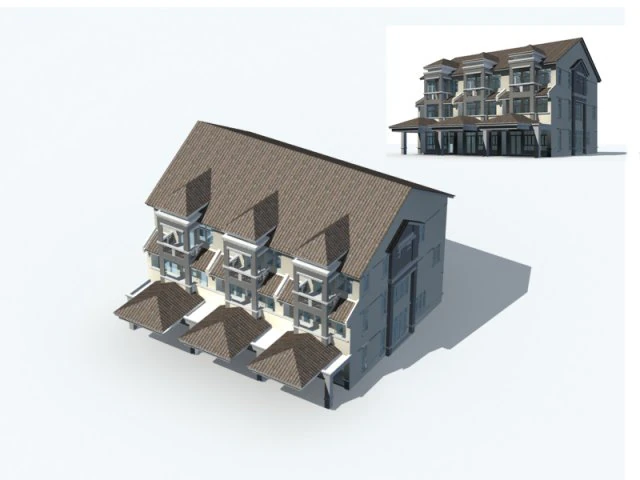 city - villa 11118 3D Model .c4d .max .obj .3ds .fbx .stl .blend 