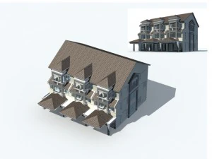 kota - vila 11118 Model 3D