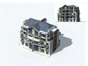 city - villa 11120 3D Model