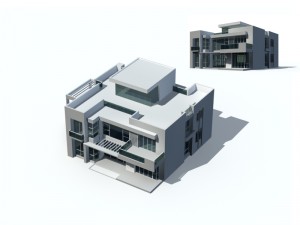 city - villa 11121 Modèle 3D