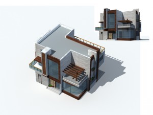 city - villa 11123 3D Model