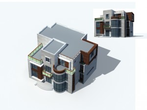 city - villa 11126 Model 3D