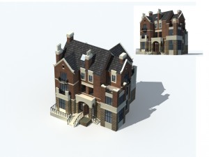 city - villa 11130 3D Model
