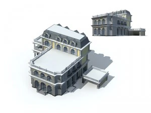city - villa 11140 3D Model