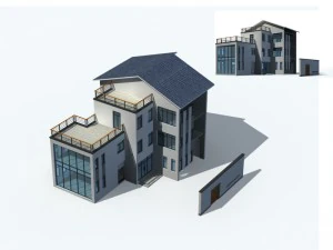 city - villa 11141 3D Model