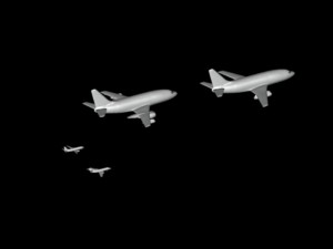 airport passenger airplane fighter helicopters - 02 3D 모델