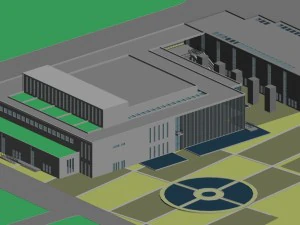 城市办公楼建设前卫设计酒店 - 21 3D 模型