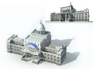 edificio de oficinas de la ciudad construcci&oacute;n hotel de dise&ntilde;o vanguardista - 41 Modelo 3D