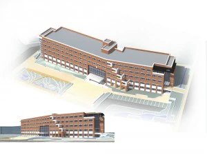 costruzione di edifici per uffici cittadini hotel di design all'avanguardia - 100 Modello 3D