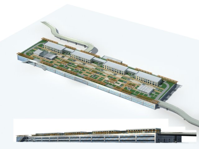 city office building construction avant-garde design hotel - 171 Modelo 3D .c4d .max .obj .3ds .fbx .stl .blend 