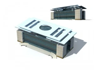 edif&iacute;cio de escrit&oacute;rios da cidade constru&ccedil;&atilde;o hotel de design de vanguarda - 175 Modelo 3D
