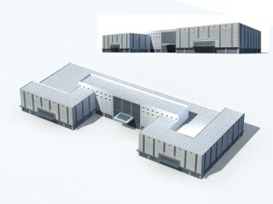 Stadtb&uuml;rogeb&auml;udebau Avantgarde-Designhotel - 175 3D Modell