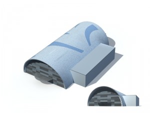 city office building construction avant-garde design hotel - 216 3D Model