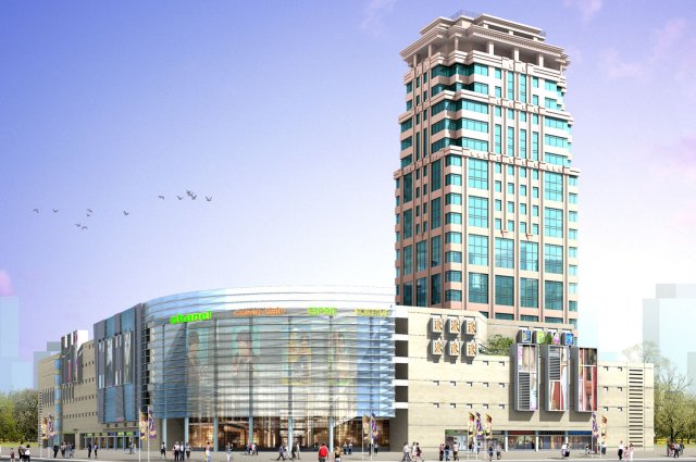 city office building construction avant-garde design hotel - 364 3D मॉडल .c4d .max .obj .3ds .fbx .stl .blend 