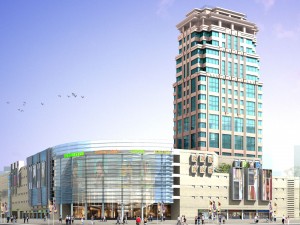 city office building construction avant-garde design hotel - 364 Modelo 3D
