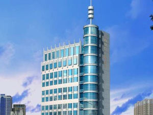 şehir ofis binası inşaatı avangard tasarım oteli - 382 3D Model