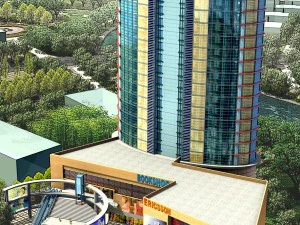 строительство городского офисного здания авангардный дизайн-отель - 389 3D Модель